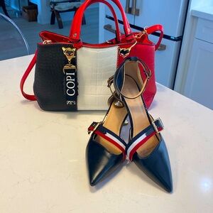 Purse with matching shoes